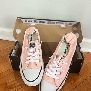 Converse Light Pink Canvas Sneakers